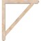 Ekena Millwork Traditional Craftsman Smooth Bracket w/ Offset Brace, Douglas Fir, 5 1/2"W x 40"D x 44"H BKT0604X40X44TRA04SDF - alternate 3